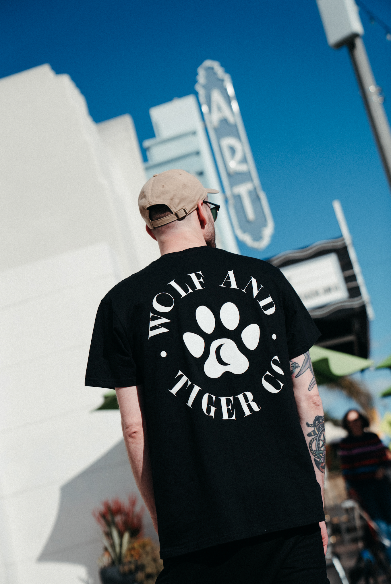 Crescent-Paw Tee