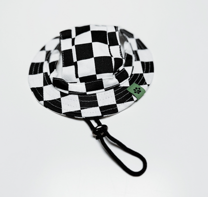 Checkered Bucket Hat